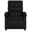 vidaXL Fauteuil inclinable &eacute;lectrique Noir Similicuir