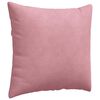 vidaXL Coussins de canap&eacute; 2 pcs Rose 50 x 50 cm