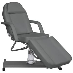 vidaXL Table de massage Gris 180x62x(87-112) cm