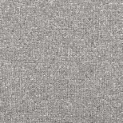 vidaXL Cadre de lit sans matelas gris clair 140x190 cm tissu