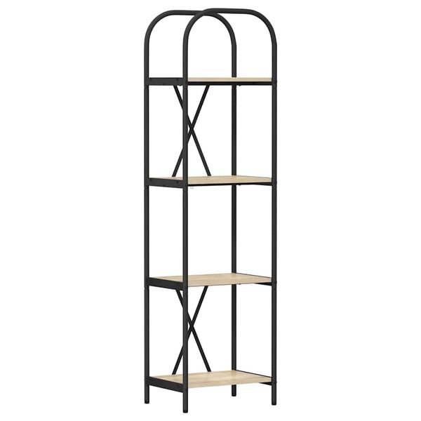 vidaXL &Eacute;tag&egrave;re Ch&ecirc;ne Sonoma 40 x 30 x 146 cm Bois d'ing&eacute;nierie