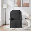 vidaXL Fauteuil de massage inclinable noir velours