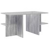 vidaXL Table basse Sonoma gris 87 x 50 x 45 cm Bois d&rsquo;ing&eacute;nierie