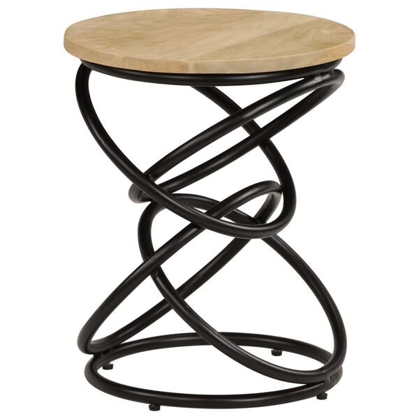 vidaXL Table d'appoint Bois de manguier solide 40x50 cm