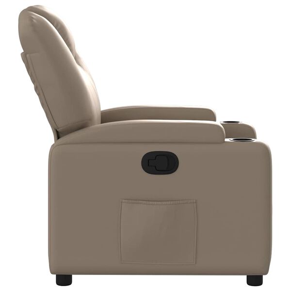 vidaXL Fauteuil inclinable Cappuccino Similicuir