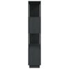 vidaXL Bibliothèque/Séparateur de pièce Gris 80x25x132 cm Pin massif