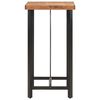 vidaXL Table de bar 55x55x107 cm bois massif d'acacia et fer