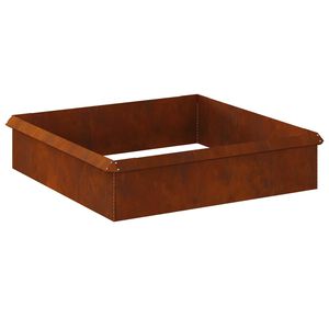 vidaXL Cl&ocirc;tures anti-limaces 8 pcs Rouill&eacute;