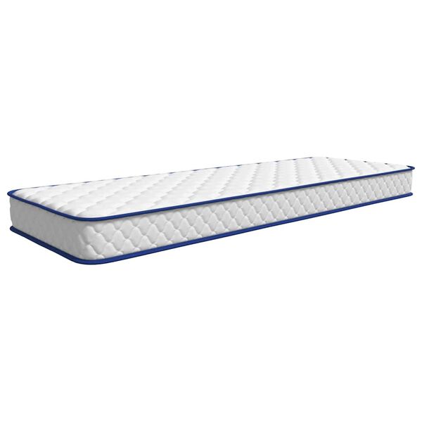 vidaXL Matelas en mousse &agrave; m&eacute;moire de forme blanc 70x200x17 cm doux
