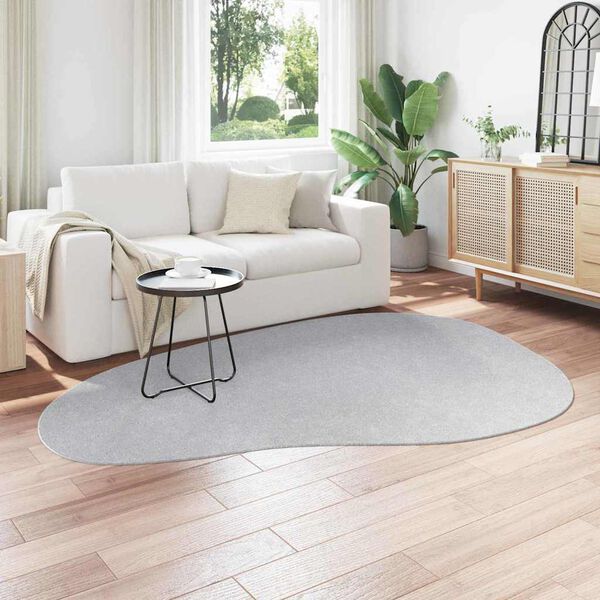 vidaXL Tapis HUARTE Gris 160 x 230 cm Polyester