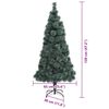 vidaXL Arbre de No&euml;l artificiel pr&eacute;-&eacute;clair&eacute; avec ensemble de boules