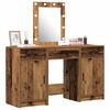 vidaXL Table de Toilette Marron 50 x 41 x 135 cm Bois d'ing&eacute;nierie