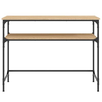 vidaXL Table console chêne sonoma 100x35,5x75 cm bois d'ingénierie