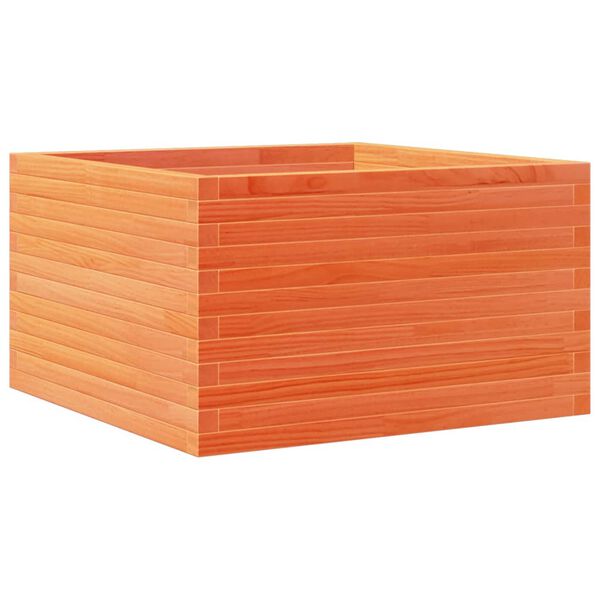 vidaXL Jardini&egrave;re cire marron 80x80x45,5 cm bois de pin massif