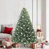 vidaXL Sapin de No&euml;l artificiel avec 300 LED Vert 180 cm PE et PVC