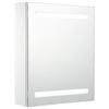 vidaXL Armoire de salle de bain &agrave; miroir LED 50x13,5x60 cm