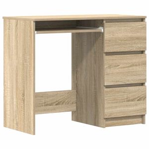 vidaXL Bureau Ch&ecirc;ne sonoma 90x45x76 cm Bois d&rsquo;ing&eacute;nierie