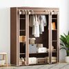 vidaXL Armoire avec compartiments et tiges 45 x 150 x 176 cm Marron