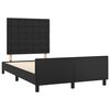 vidaXL Cadre de lit sans matelas noir 120x190 cm similicuir