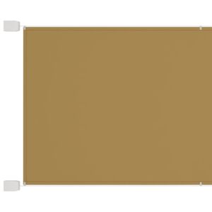 vidaXL Auvent vertical Beige 140x420 cm Tissu oxford