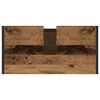 vidaXL Cabinet de salle de bain avec porte Bois Ancien 60 x 30 x 60 cm