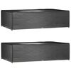 vidaXL Housses de salon de jardin 2 pcs 16 &oelig;illets rectangulaire