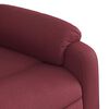 vidaXL Fauteuil inclinable de massage Rouge bordeaux Tissu