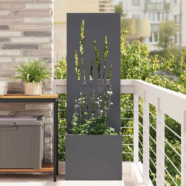 vidaXL &Eacute;cran de confidentialit&eacute; de jardin Anthracite 50 x 140 cm