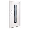 vidaXL Porte d'entr&eacute;e Blanc 98x208 cm PVC