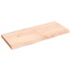vidaXL Dessus de table 120x50x(2-6) cm bois de ch&ecirc;ne massif non trait&eacute;