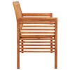 vidaXL Banc de jardin 3 places avec coussin 150cm Bois d'acacia massif