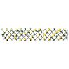vidaXL&nbsp;Treillis de lierre artificiel extensible 5 pcs jaune 180x20 cm