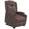 vidaXL Fauteuil Marron Similicuir
