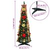 vidaXL Sapin de Noël artificiel avec 50 LED Vert 120 cm PVC