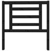 vidaXL Tête de lit Noir 96x4x100 cm Bois massif de pin