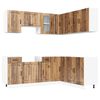 vidaXL Ensemble d'armoires de cuisine 11 pcs Lucca bois d'ing&eacute;nierie