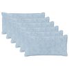 vidaXL Housse de coussin 6 pc HOUTEN Bleu clair 40 x 70 cm