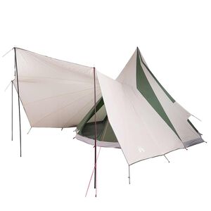 vidaXL Tente Tipi avec toit Vert 510 x 690 x 330 cm taffetas