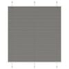 vidaXL Store pliss&eacute; anthracite 120x150 cm largeur du tissu 119,4 cm