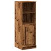 vidaXL Buffet haut vieux bois 36x35,5x103,5 cm bois d'ingénierie