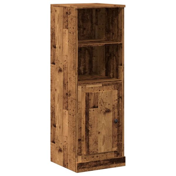 vidaXL Buffet haut vieux bois 36x35,5x103,5 cm bois d'ingénierie