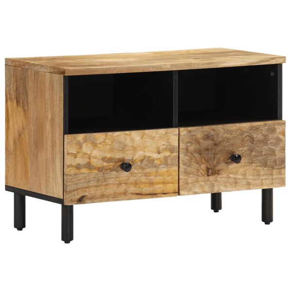 vidaXL Meuble TV 70x33x46 cm Bois massif de manguier