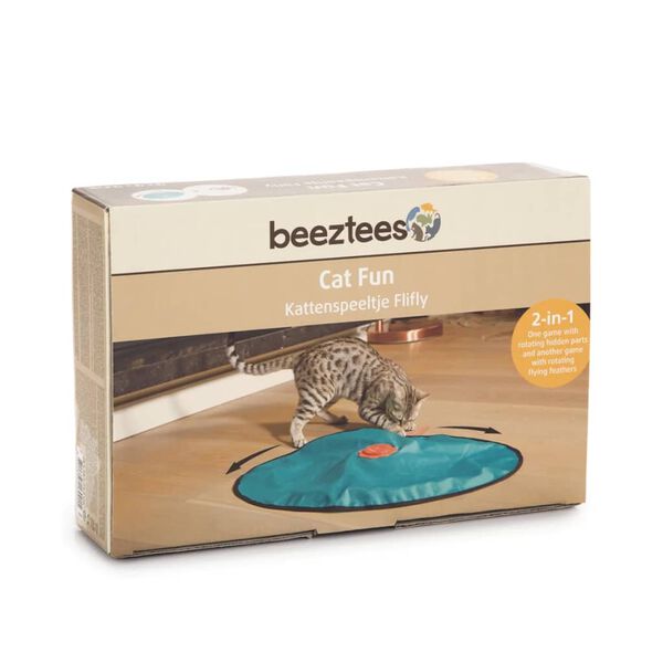 Beeztees Jouet pour chats Flifly 18 x 18 x 15,5 cm Vert