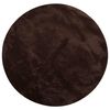 vidaXL Tapis de surface Rond HUARTE Marron &Oslash; 80 CM