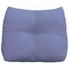 vidaXL Coussin de Dos Bleu denim 60 x 24 x 50 cm tissu