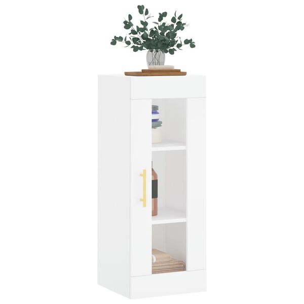 vidaXL Armoire murale blanc 34,5x34x90 cm