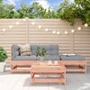 vidaXL Salon de jardin 4 pcs avec coussins bois massif douglas