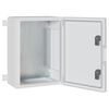 vidaXL Armoire de contr&ocirc;le Gris 47 x 20 x 60 cm Plastic ABS