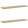 vidaXL Coussins de banc 2 pi&egrave;ces SOEST 2 pc 100 % polyester Beige