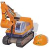 vidaXL Excavateur &agrave; enfourcher Plastique Jaune
